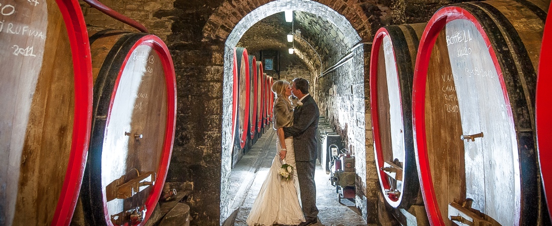 Vineyard wedding in italy