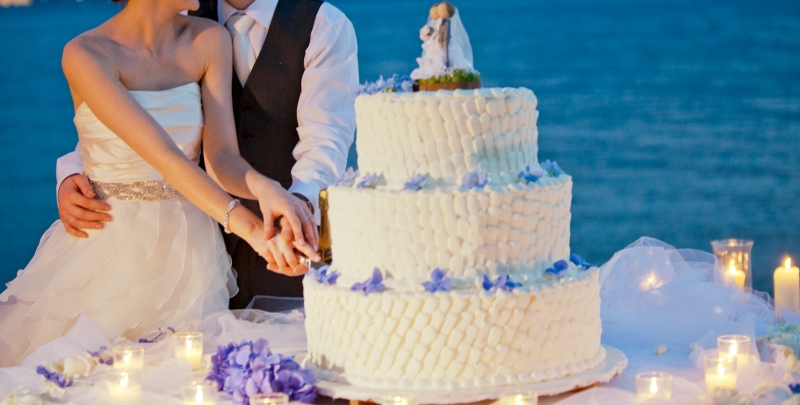 seaside wedding in italy